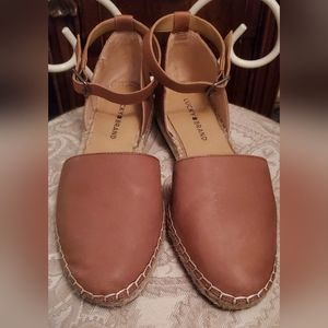 Leather Espadrille Flat